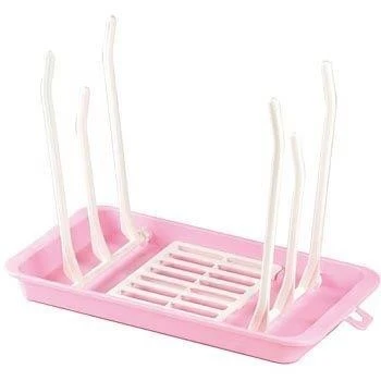 New - Pink Baby Bottle Drying Rack - photo 3