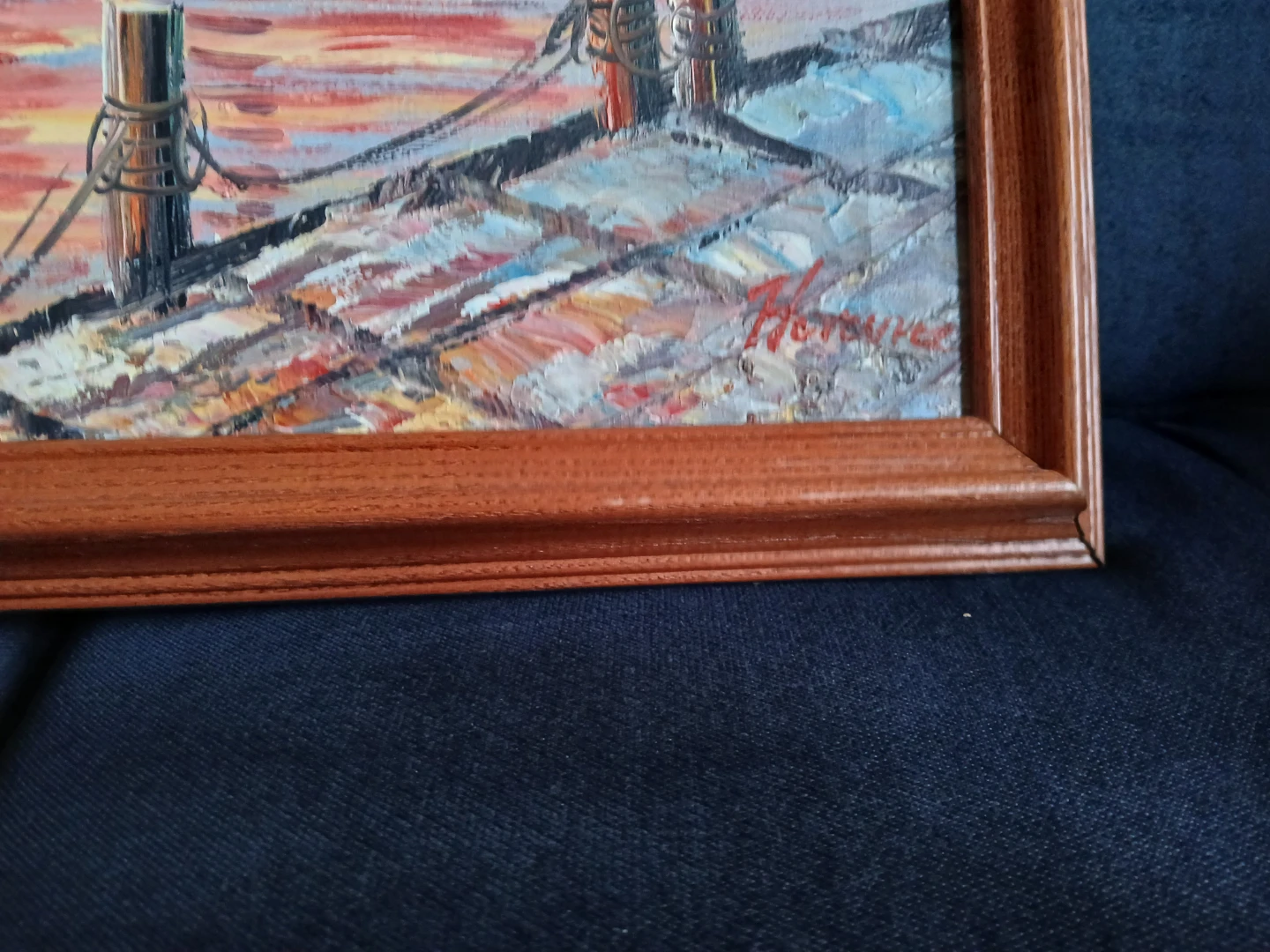 Title:  Harbour Scene with Boats - photo 2