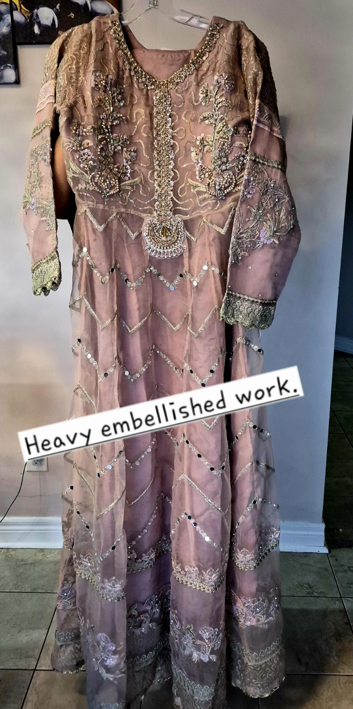 Heavy Embellished Kameez Shalwar Set - photo 2