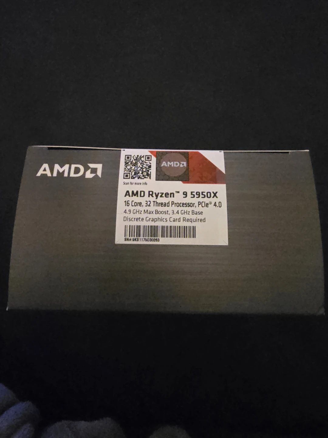 AMD Ryzen 9 5950X 16-Core 32-Thread Processor Sealed - photo 2