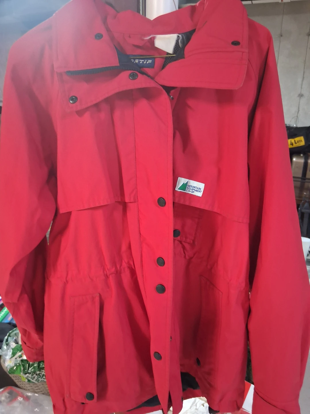 Mountain Equipment Co-Op Sportif Red Rain Jacket