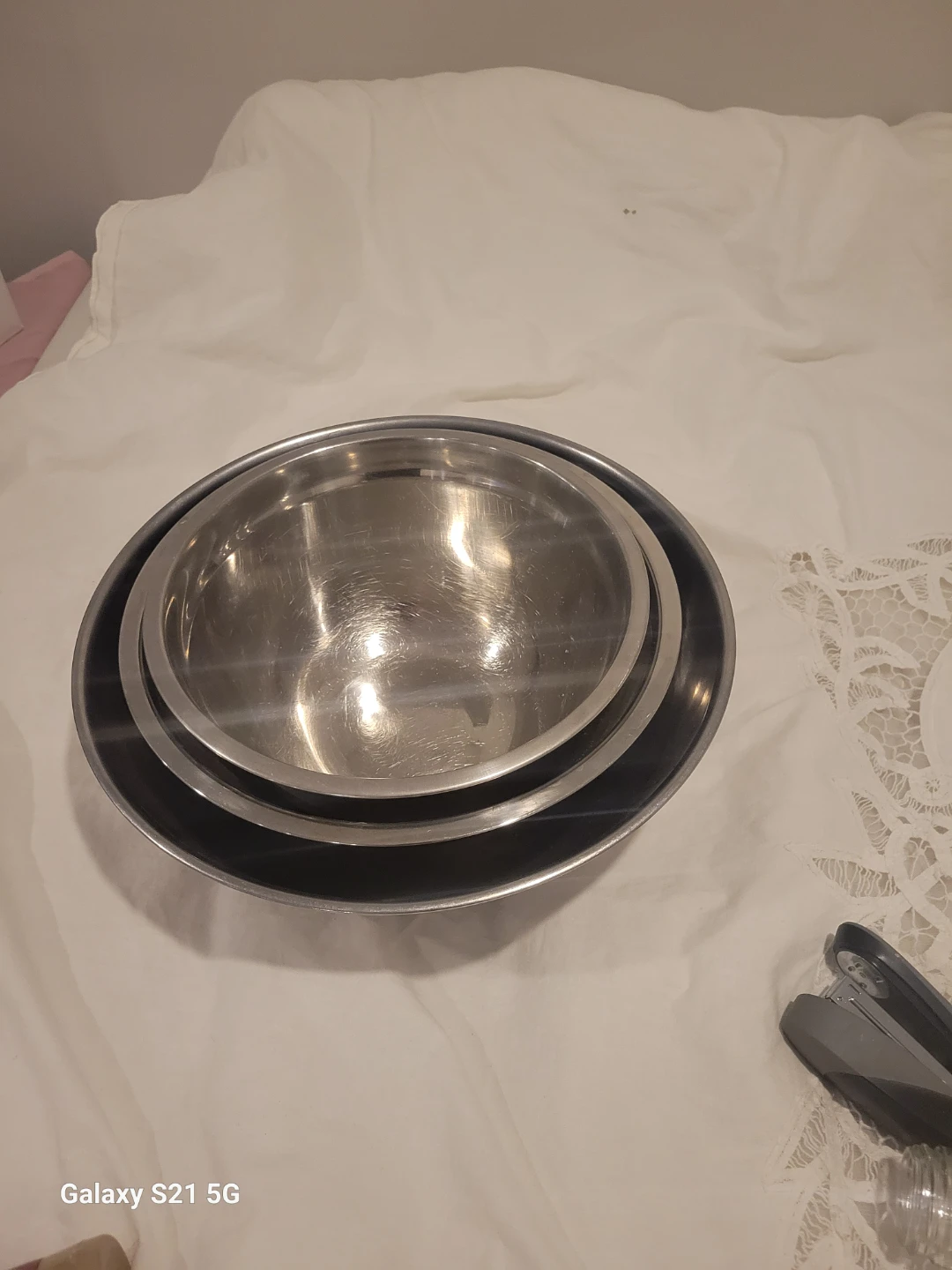Set of 3 Stainless Steel Mixing Bowls