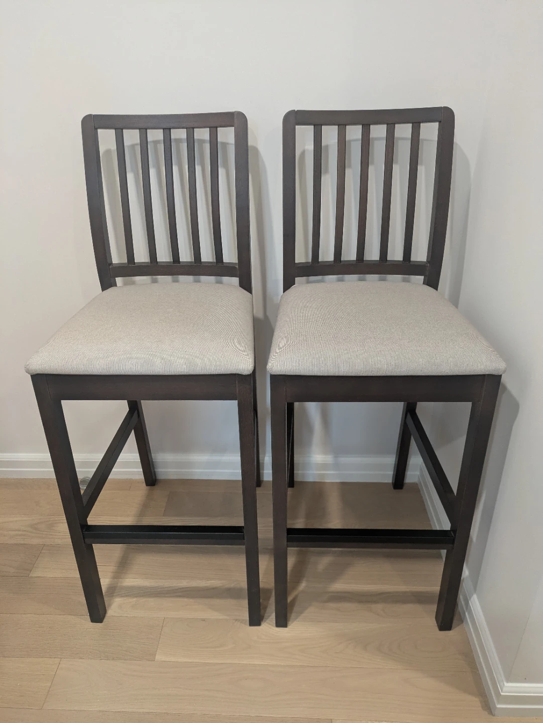 Set of 2 IKEA EKEDALEN Bar Stools