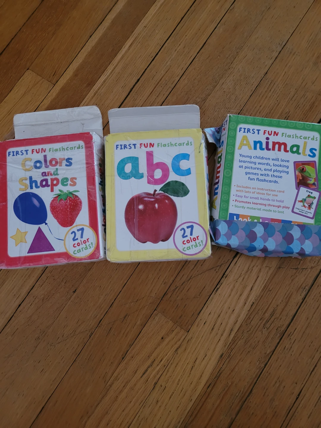 🥕 First Fun Flashcards - Colors, Shapes, ABCs, Animals