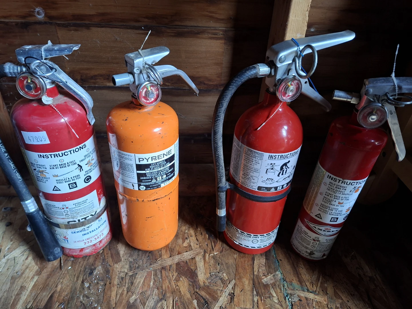 Fire extinguishers $10 each
