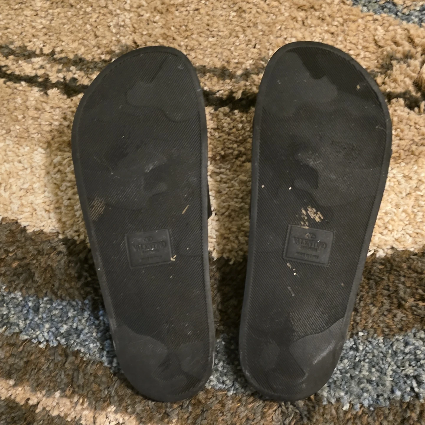 Valentino Garavani Camo Slides - Black - photo 4
