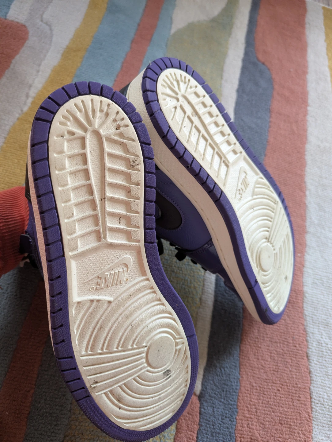 Nike Air Jordan 1 Zoom Air "Court Purple" High Top Sneakers - photo 2