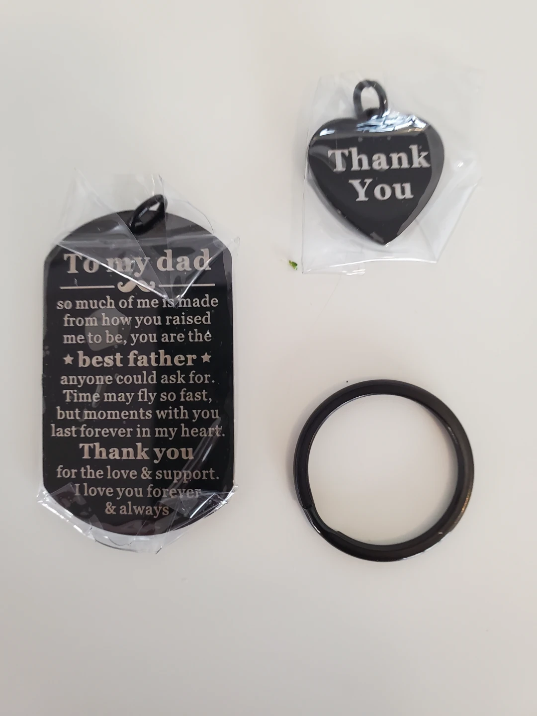 To My Dad Keychain...New