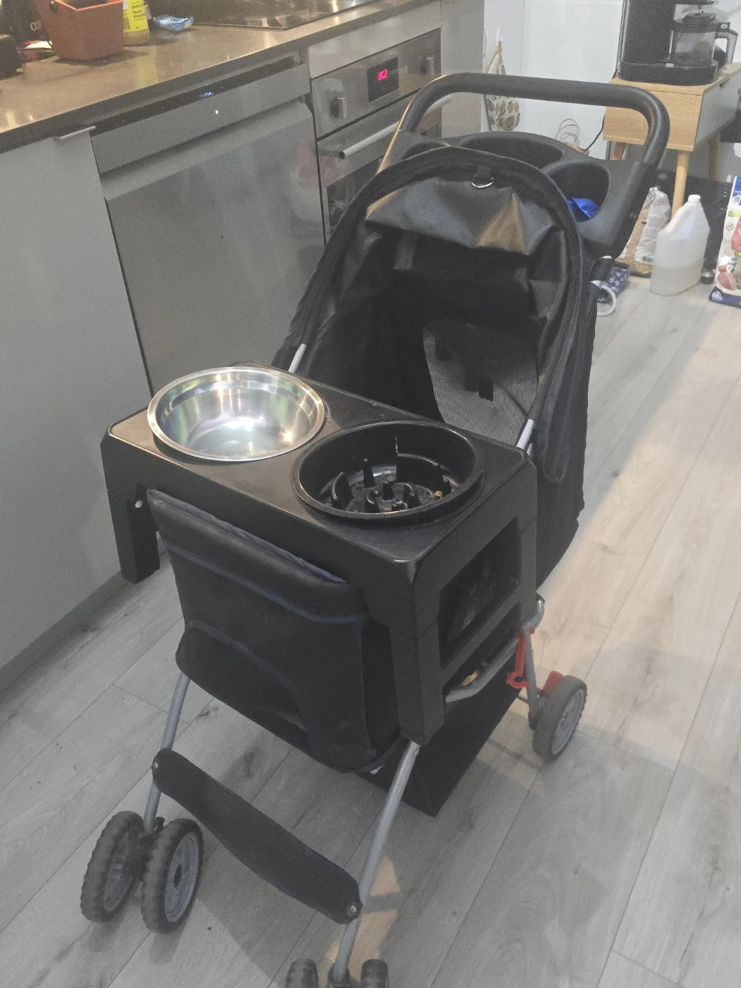 Black Pet Stroller & Pet Bowls❗️WILL BE GONE SOON❗️