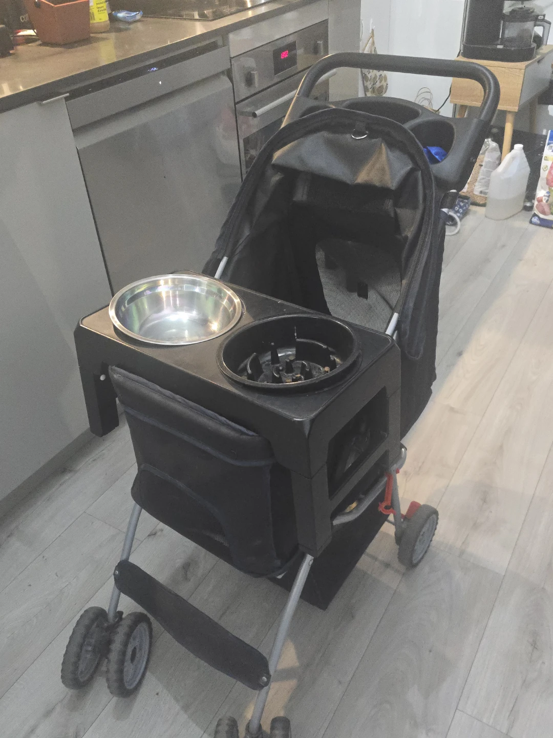 Black Pet Stroller & Pet Bowls❗️WILL BE GONE SOON❗️ - photo 2