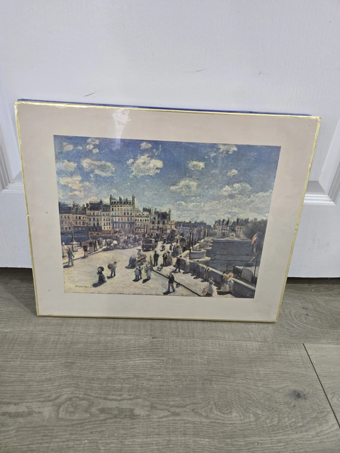 Vintage Art Print - Parisian Scene