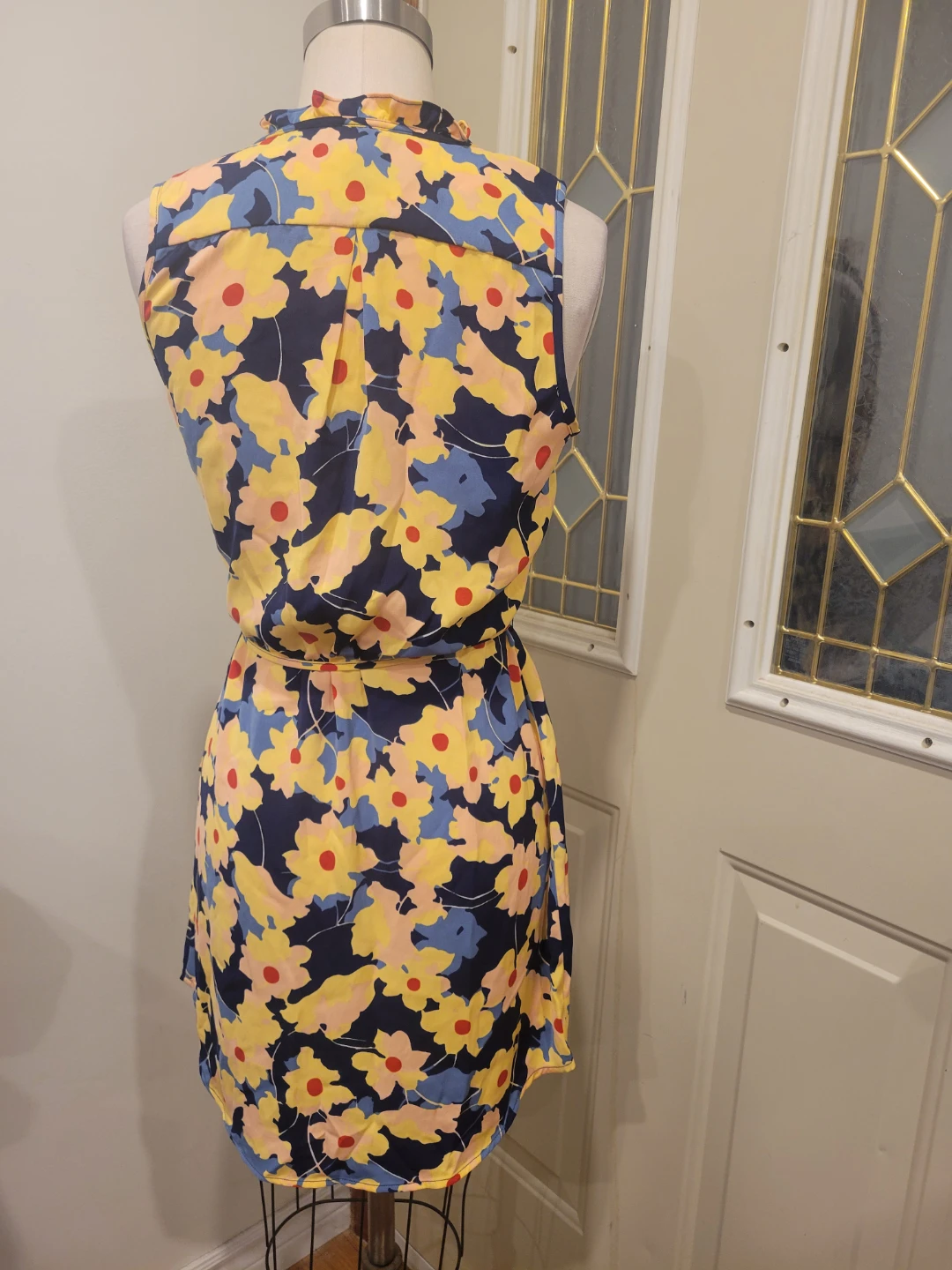 Market & Spruce Floral Sleeveless Wrap Dress Size S - photo 2