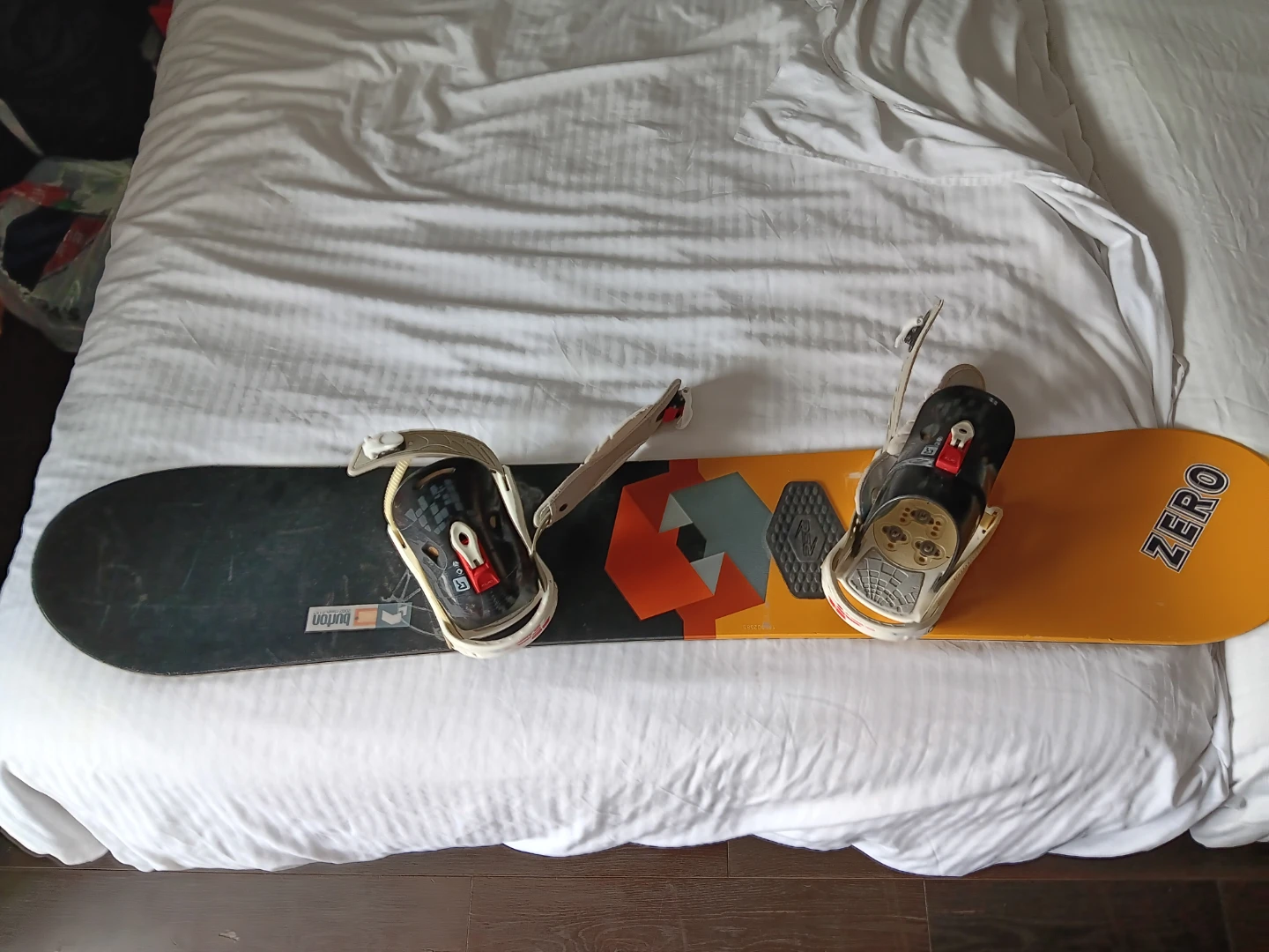 Burton Clash 2002 157 Snowboard With Burton bindings size large