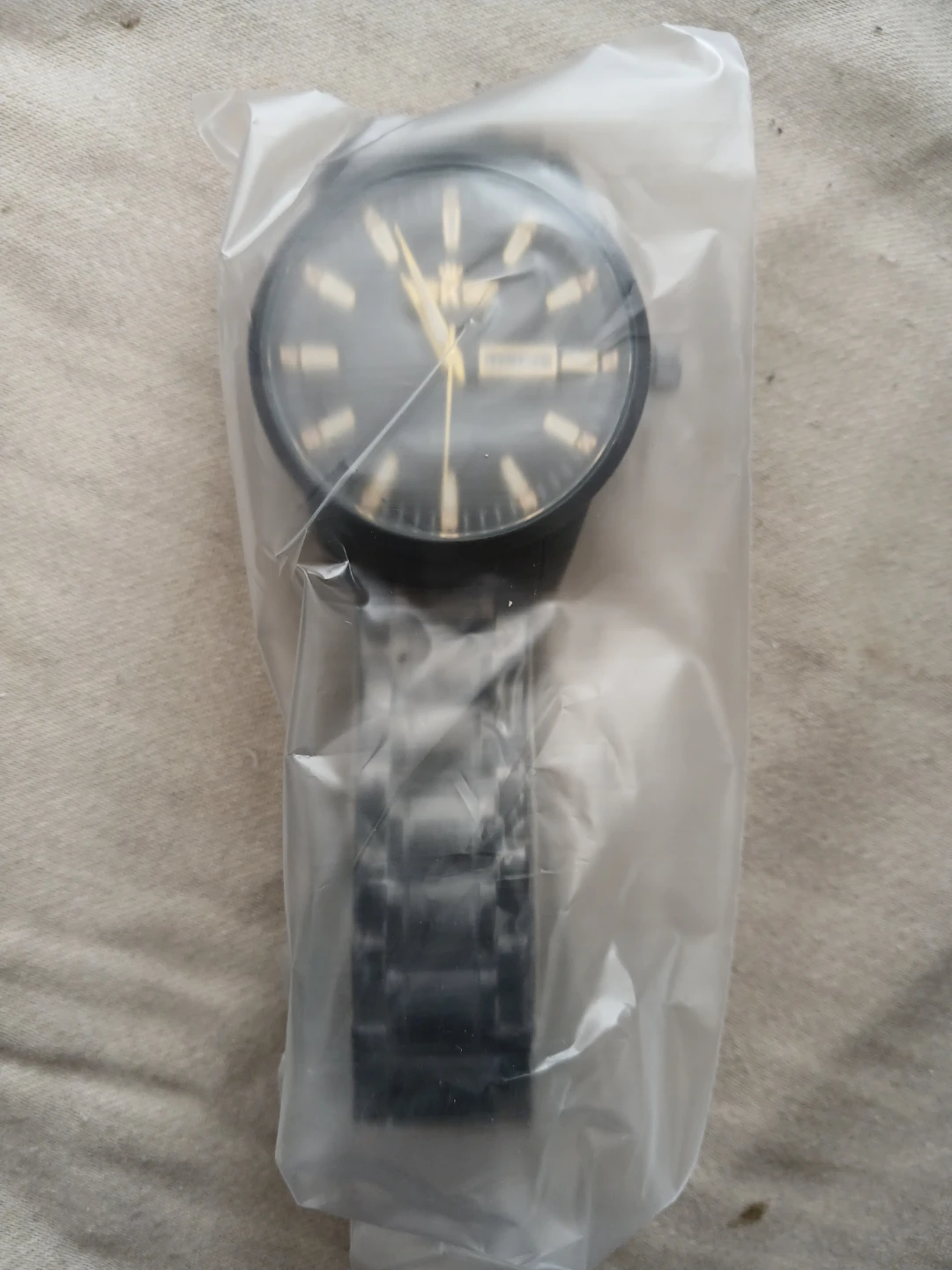 DEDIMA Black Men's Watch with Day and Date - photo 5