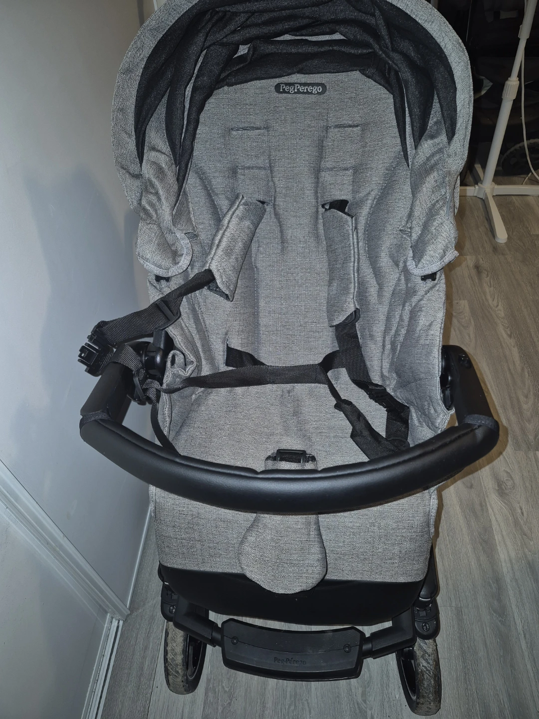 Peg Perego Duette Double Stroller - Grey - photo 2