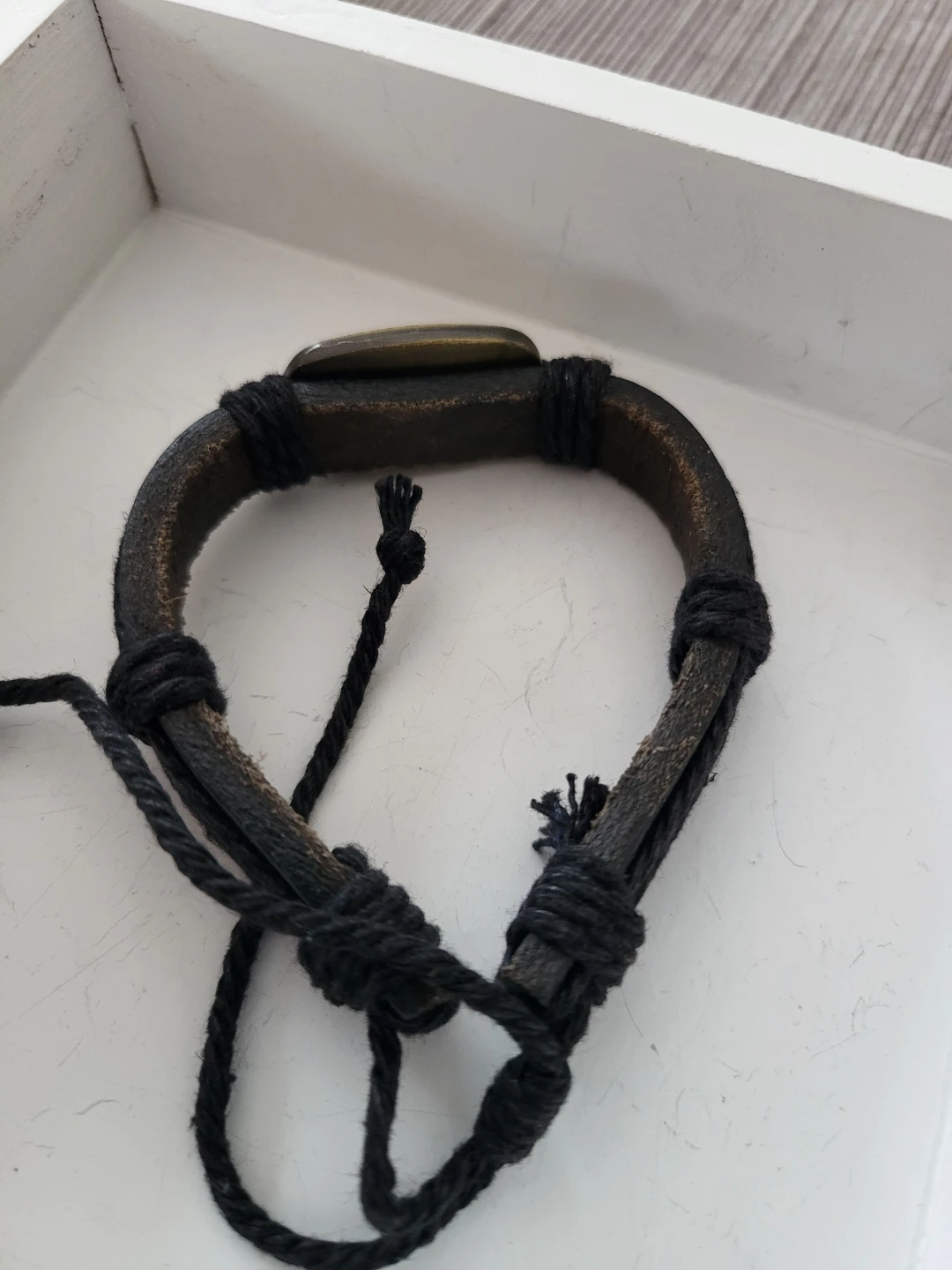 Gemini Zodiac Braided Leather Bracelet - photo 5