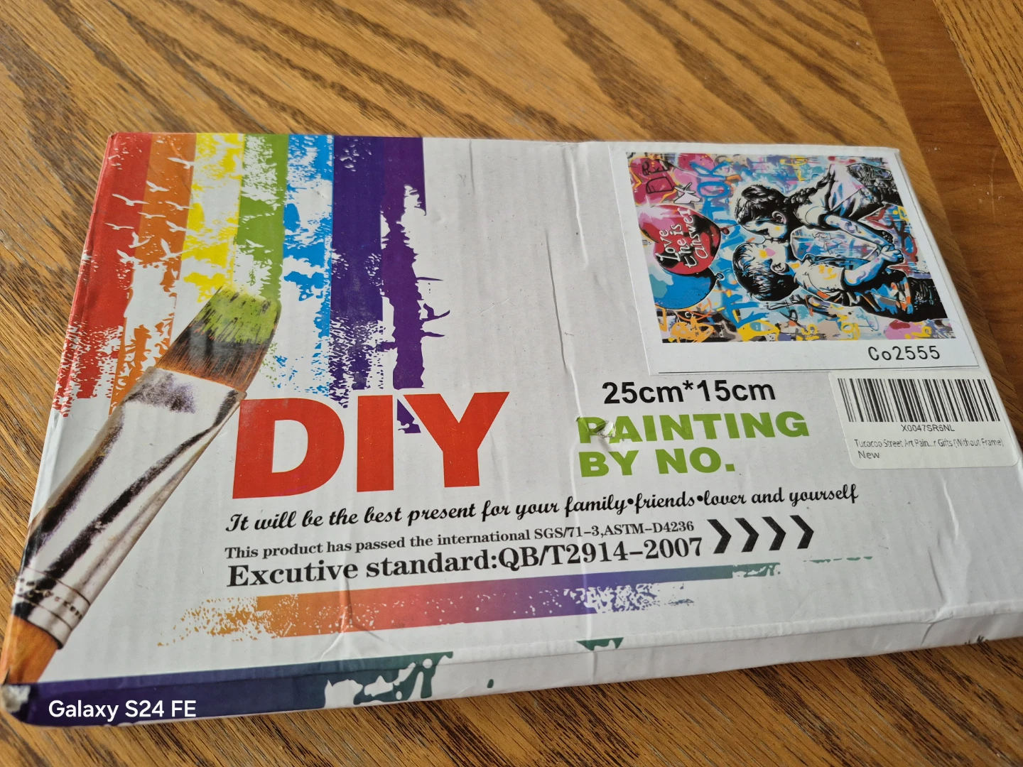 DIY Painting by Number Kit 25cm x 15cm