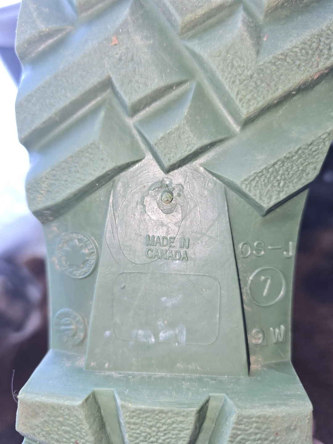 Rubber Work Boots Size 7W - Made in Canada - photo 4