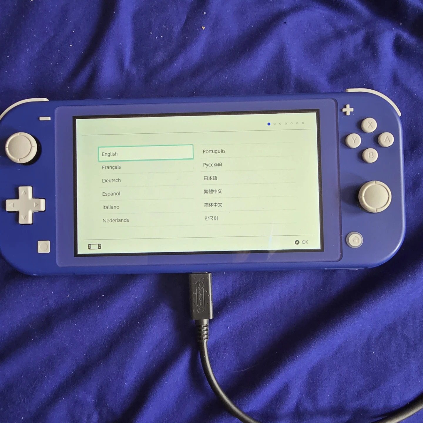 Nintendo Switch Lite Blue with 256GB MicroSd and Case - photo 2