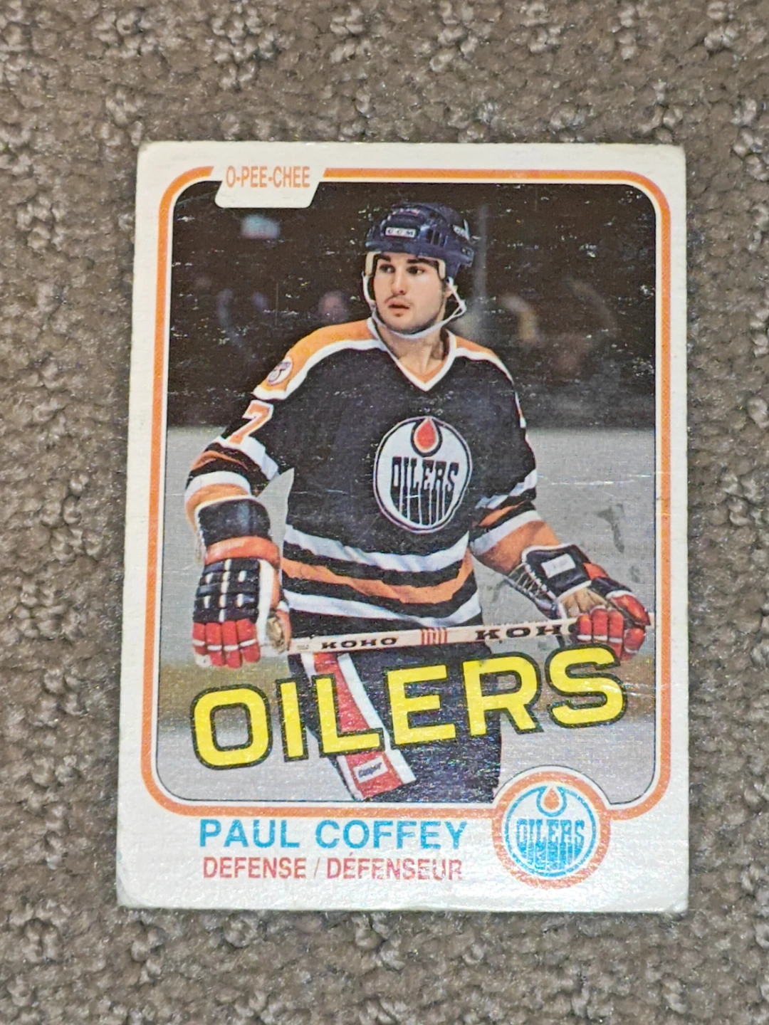 1981-82 O-Pee-Chee OPC 111 Paul Coffey Rookie Edmonton Oilers
