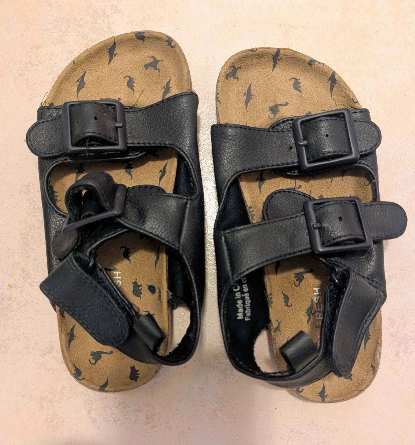 Joe Fresh Black Sandals size 10