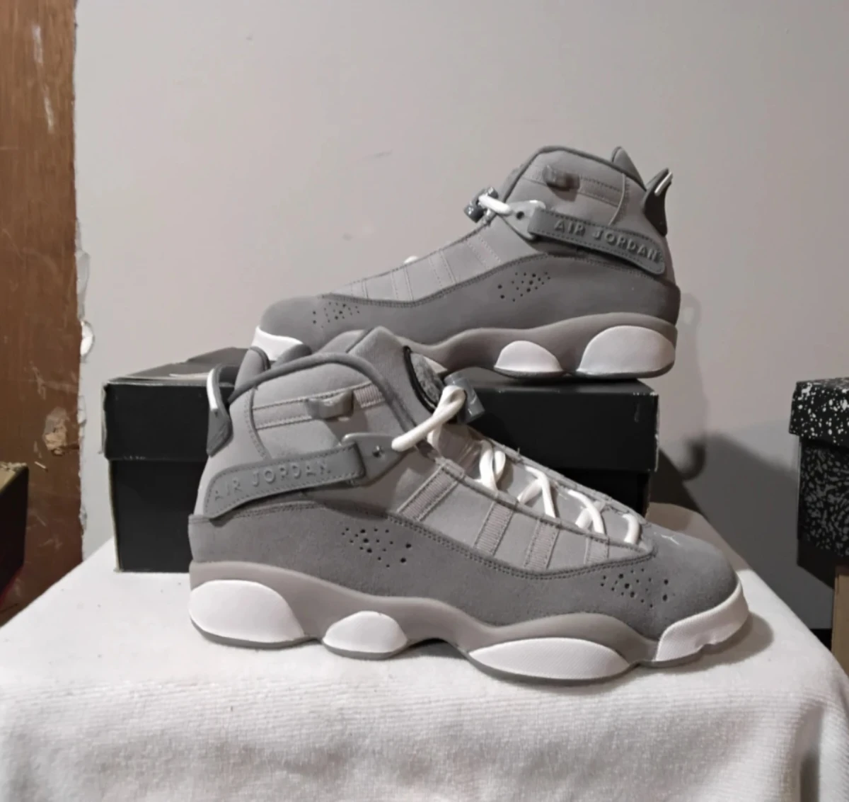 Air Jordan 6 Rings Men's Shoes Cool Grey - photo 2