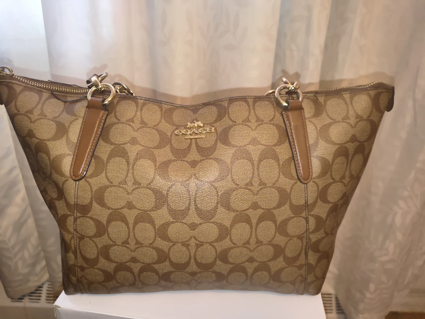 Coach Monogram Tote Bag