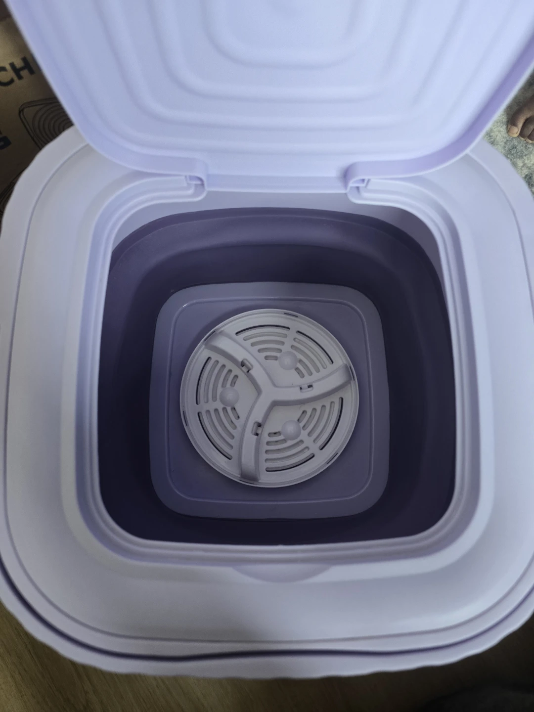 Compact Folding Washing Machine - Purple