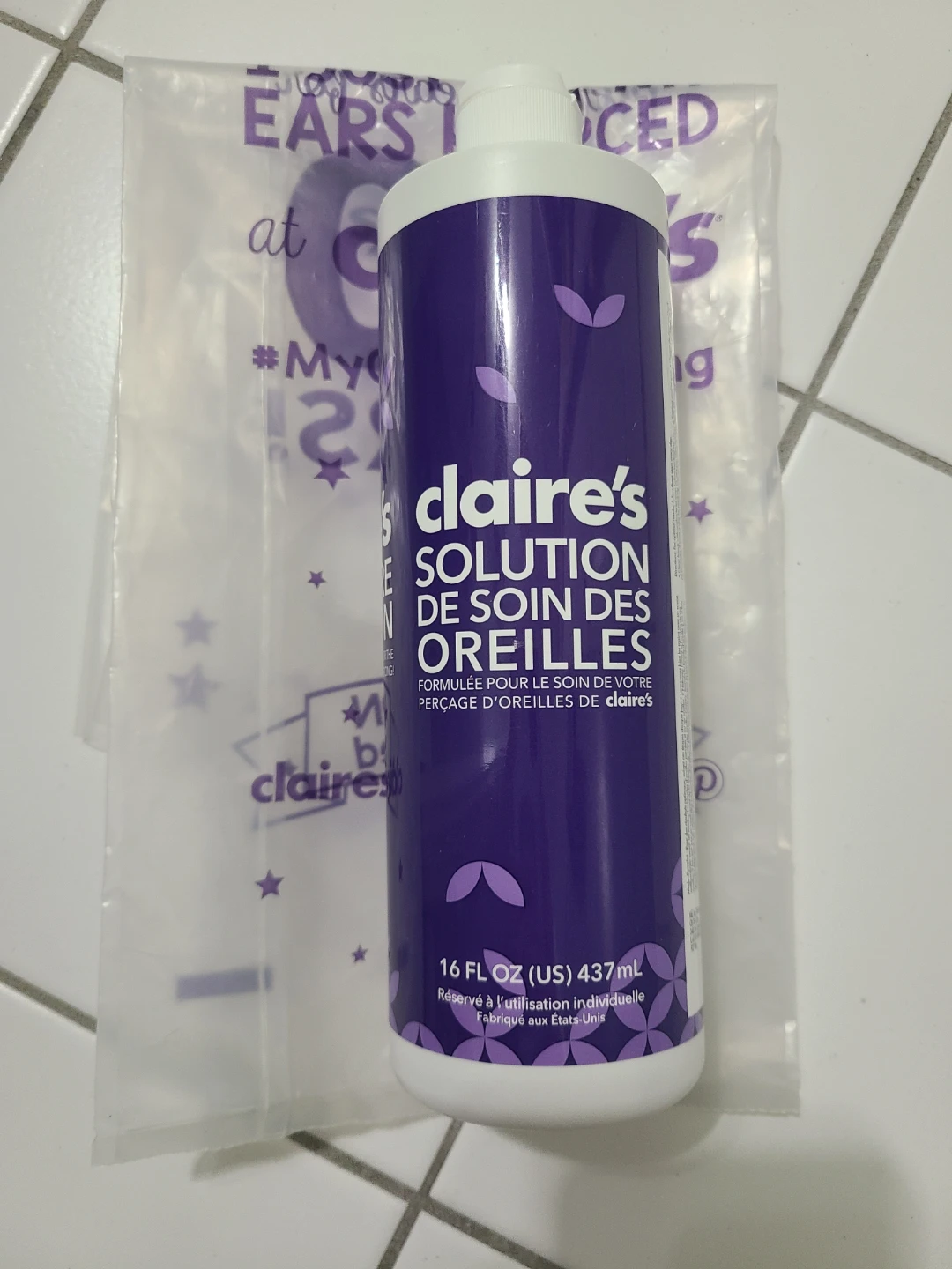 Claire's Ear Piercing Aftercare Solution - 16 fl oz