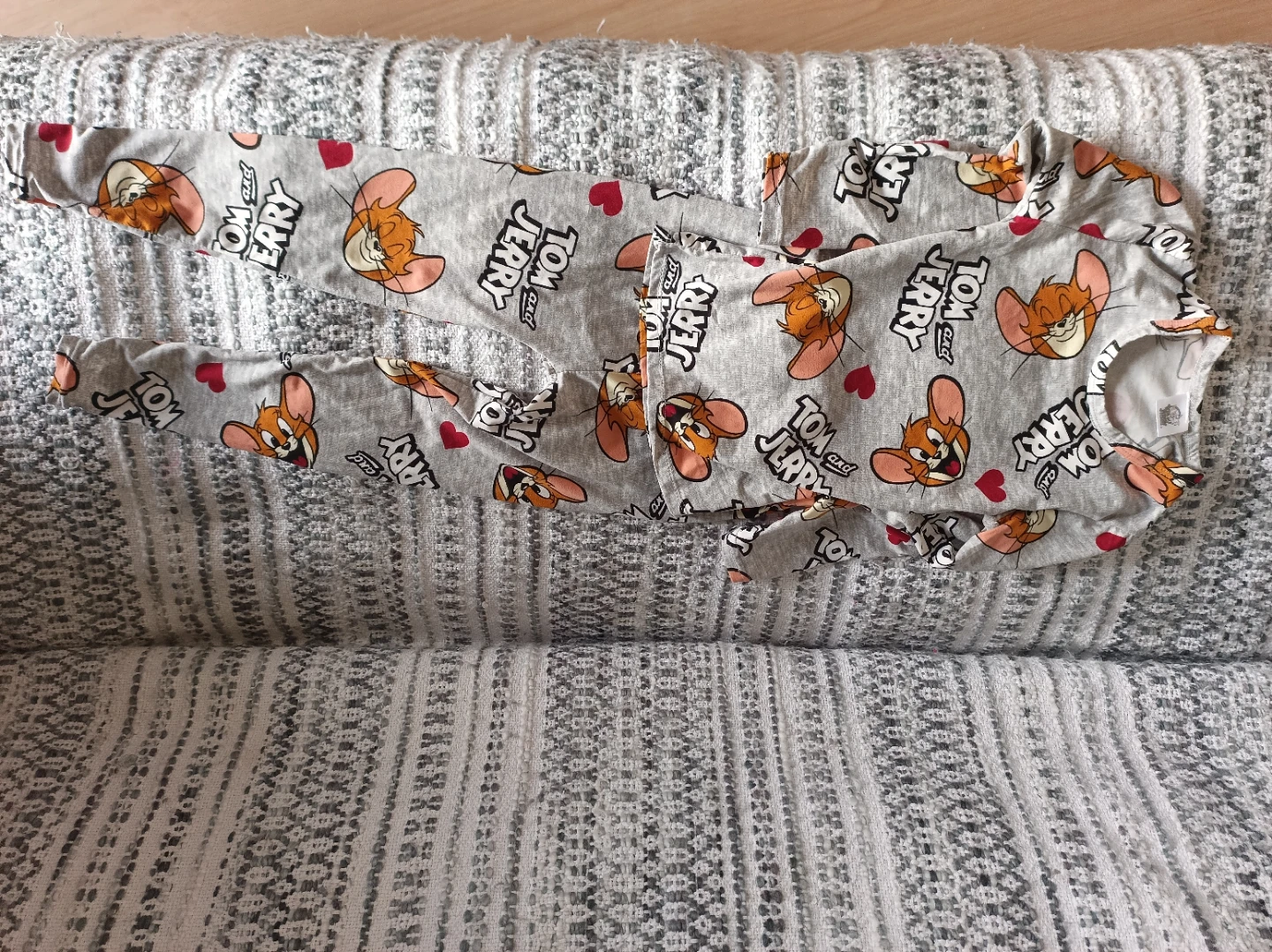 Kids Tom & Jerry Pajama Set - Size 4T