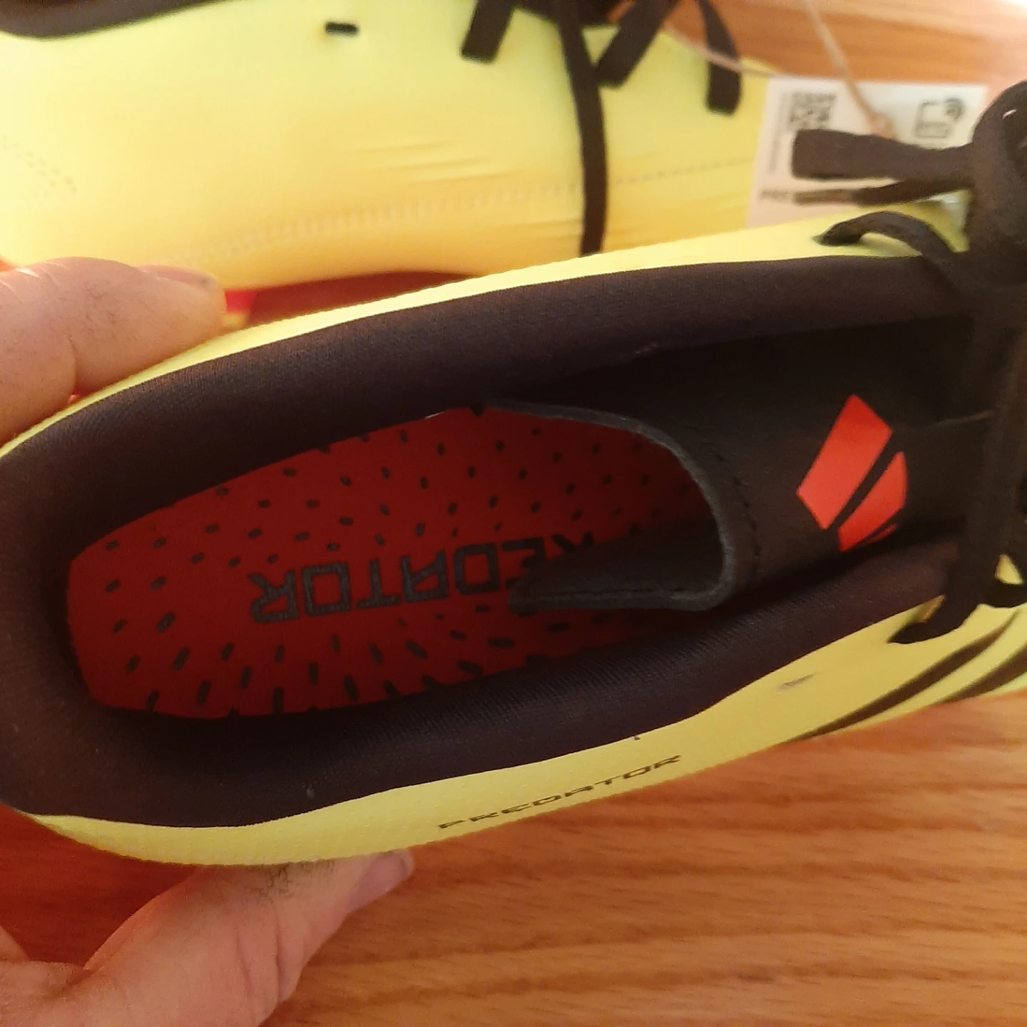 Adidas Predator  Soccer Cleats - Size 5.5Y - Neon Yellow - photo 3