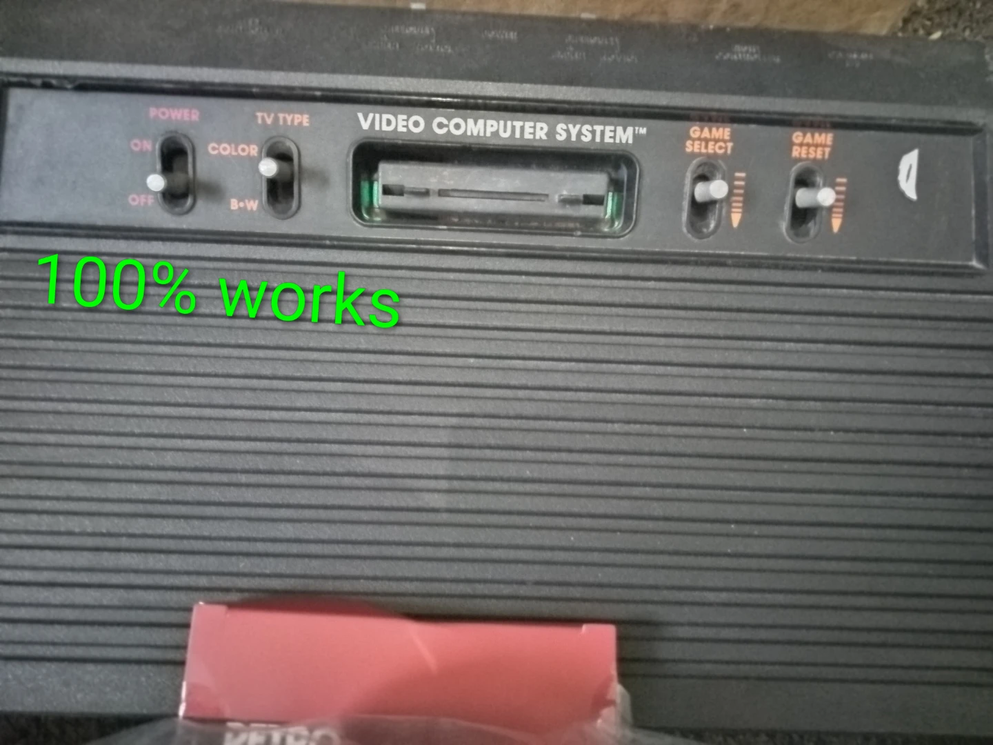 (2) Atari Video Computer Systems (Darth Vader) with 37 Games - photo 2