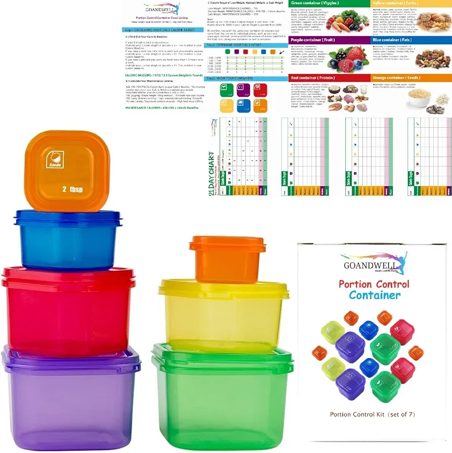 New Finorder 21 Day Portion Control Container Kit (7-Piece) - photo 3