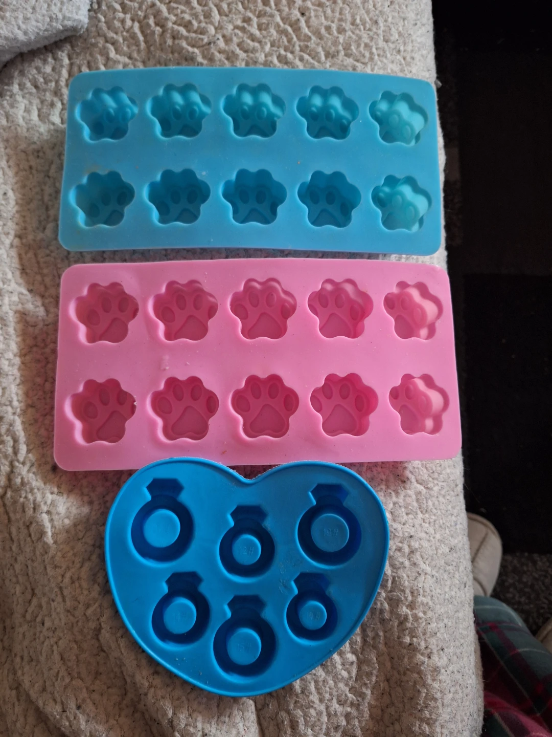 10 Brand New Silicone Molds.