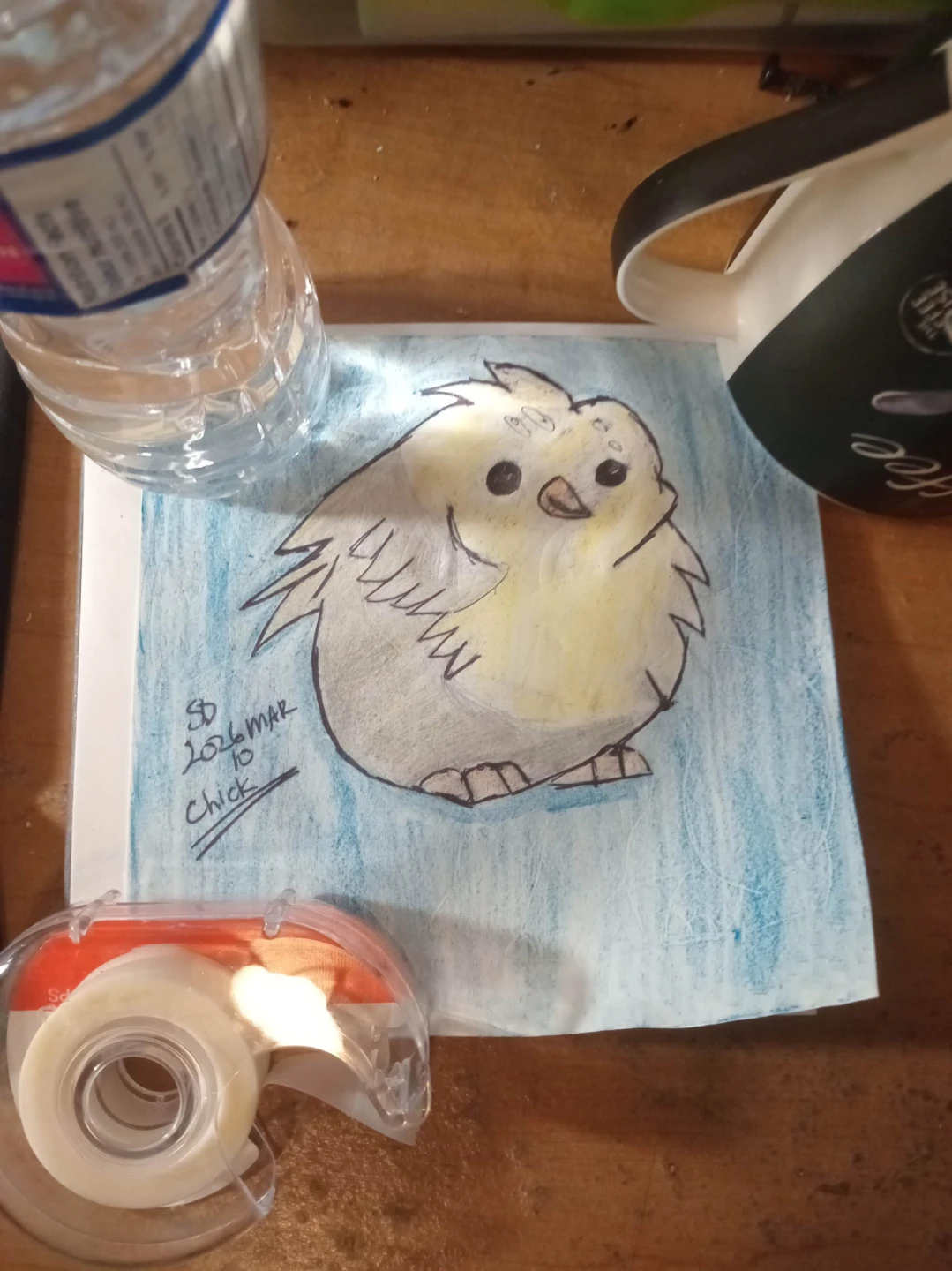 CHICK DRAWING BY CUSTOM ARTIST SHERWIN - photo 2