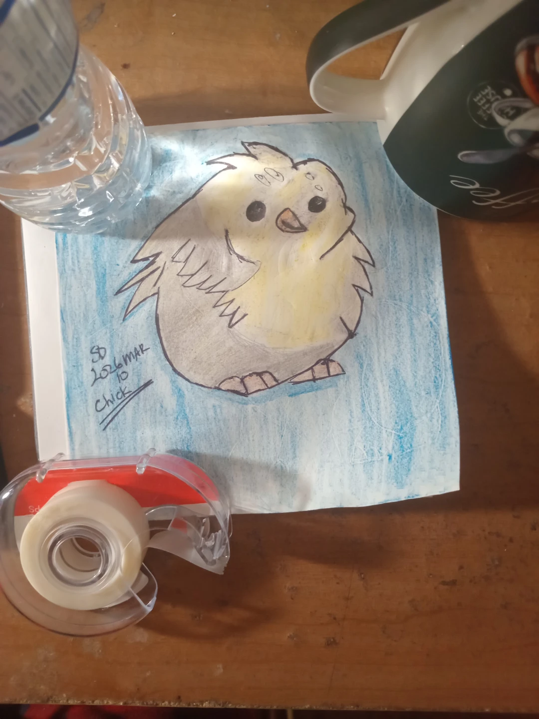 CHICK DRAWING BY CUSTOM ARTIST SHERWIN - photo 3
