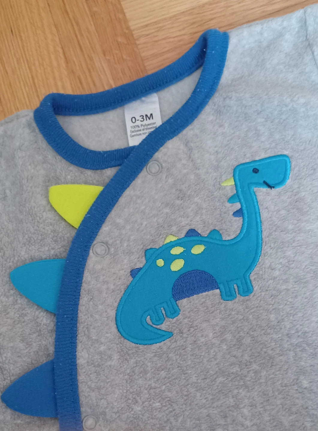 George Dinosaur Baby Onesie 0-3M - photo 5