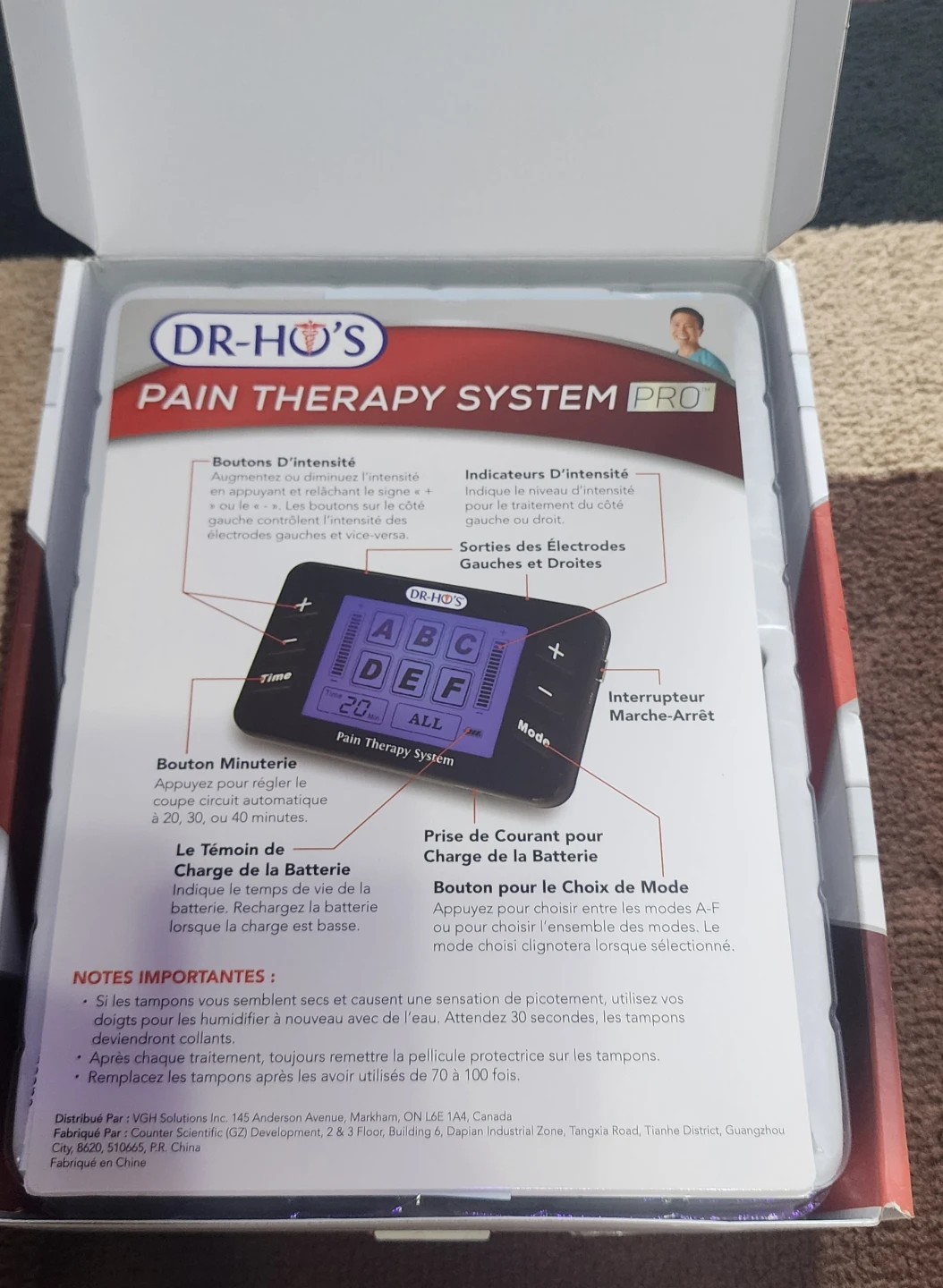Dr. Ho's Pain Therapy System Pro TENS Device - photo 3