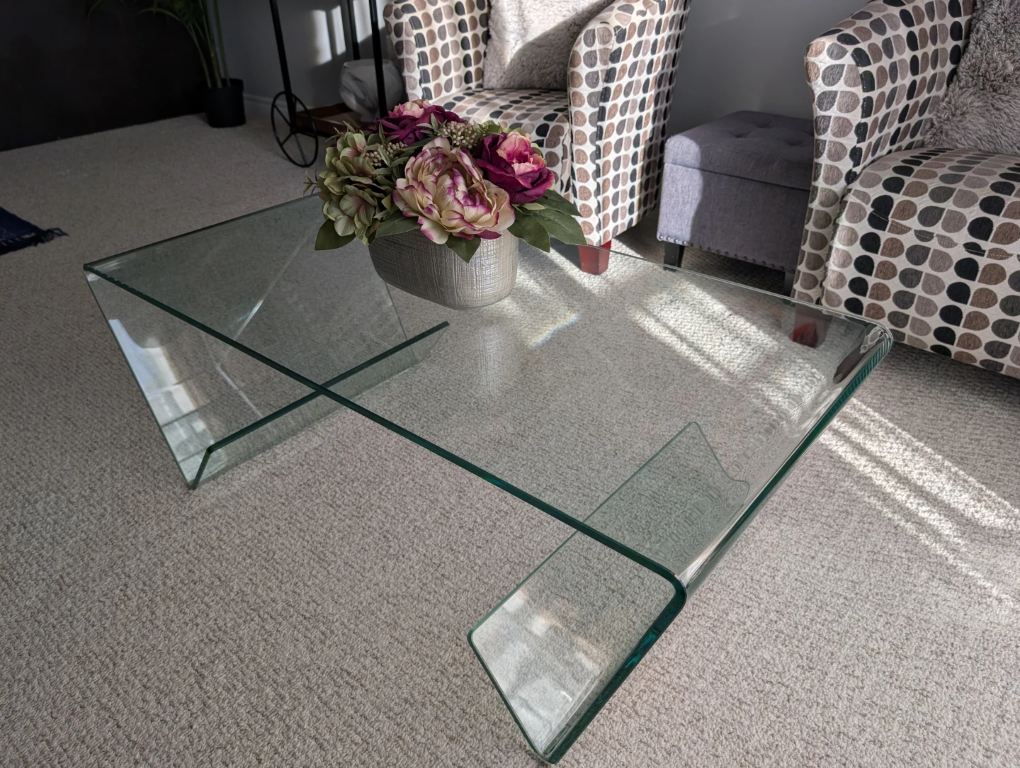 Modern Glass Coffee Table - photo 2