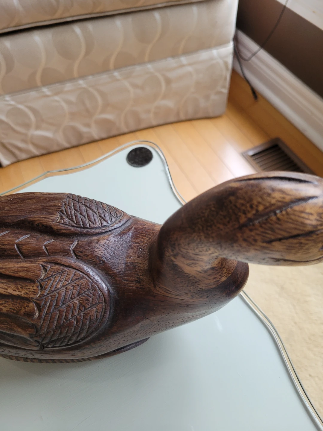 Carved Wooden Duck Decoy - photo 3