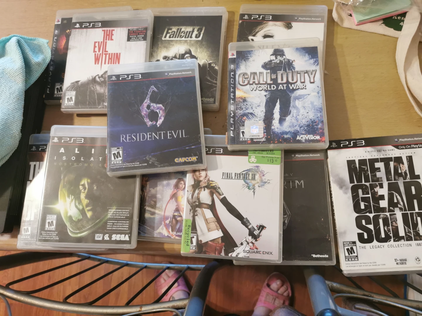 PlayStation 3 Console with Games - photo 2