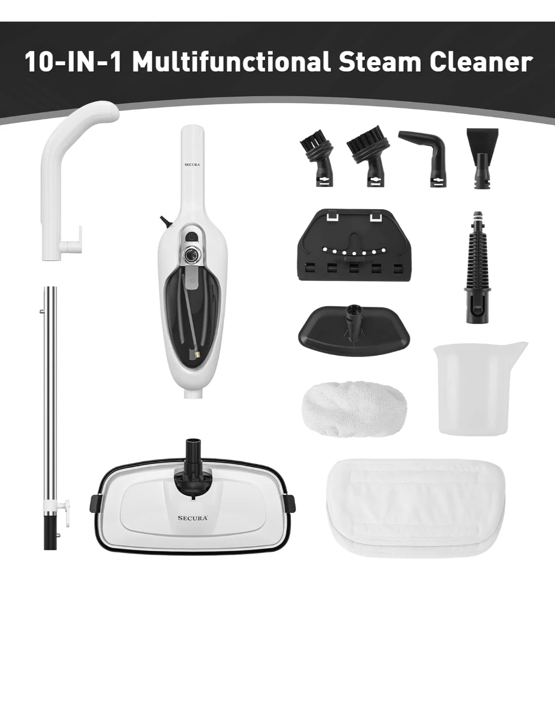 Secura 10-in-1 Multifunctional Steam Cleaner - photo 2
