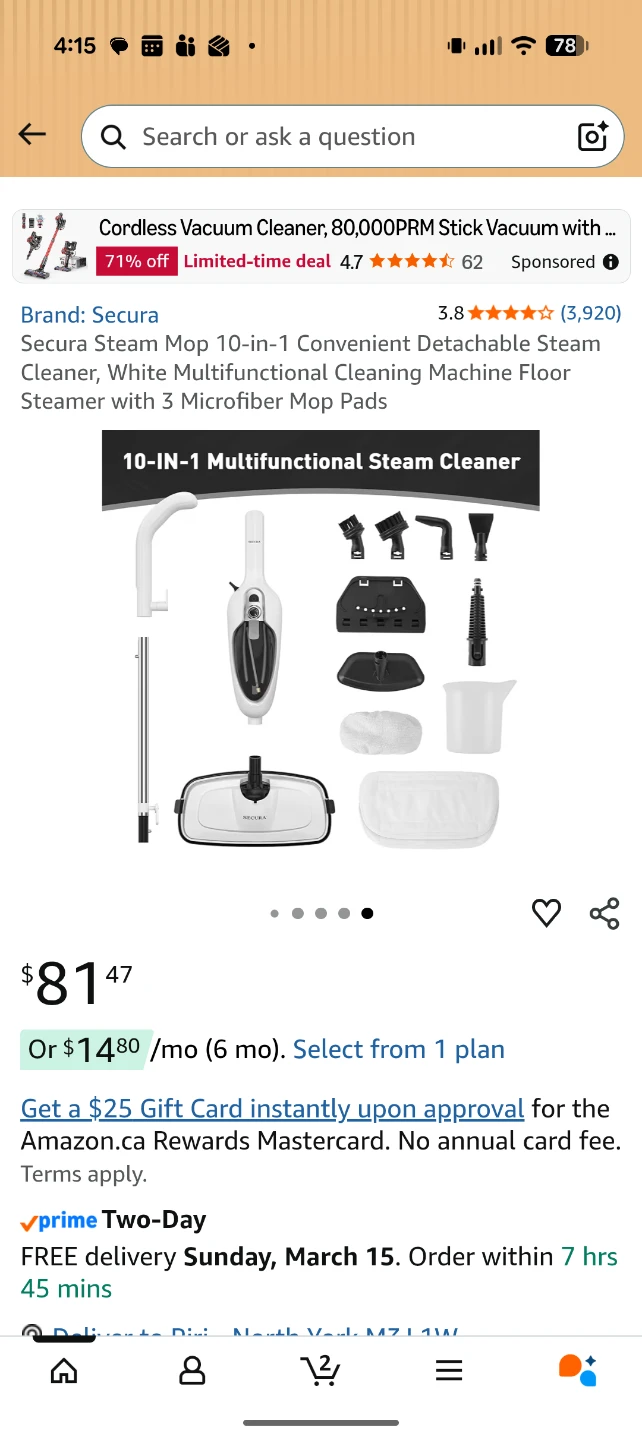 Secura 10-in-1 Multifunctional Steam Cleaner - photo 3
