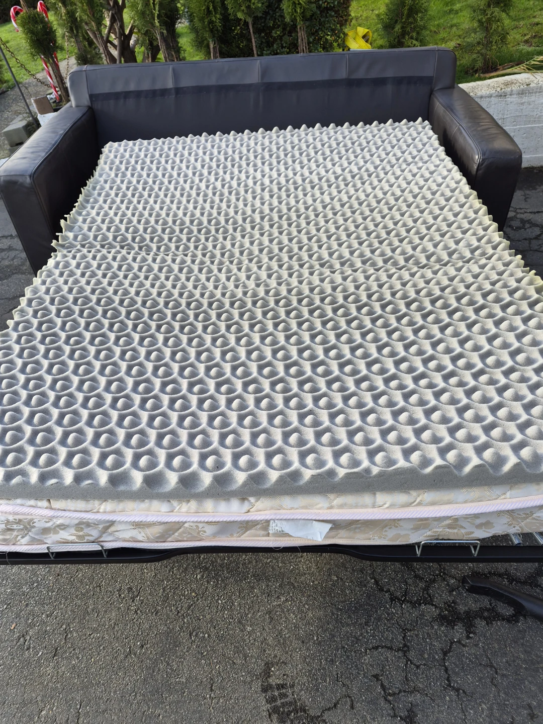 Leather Sofa Bed - photo 3