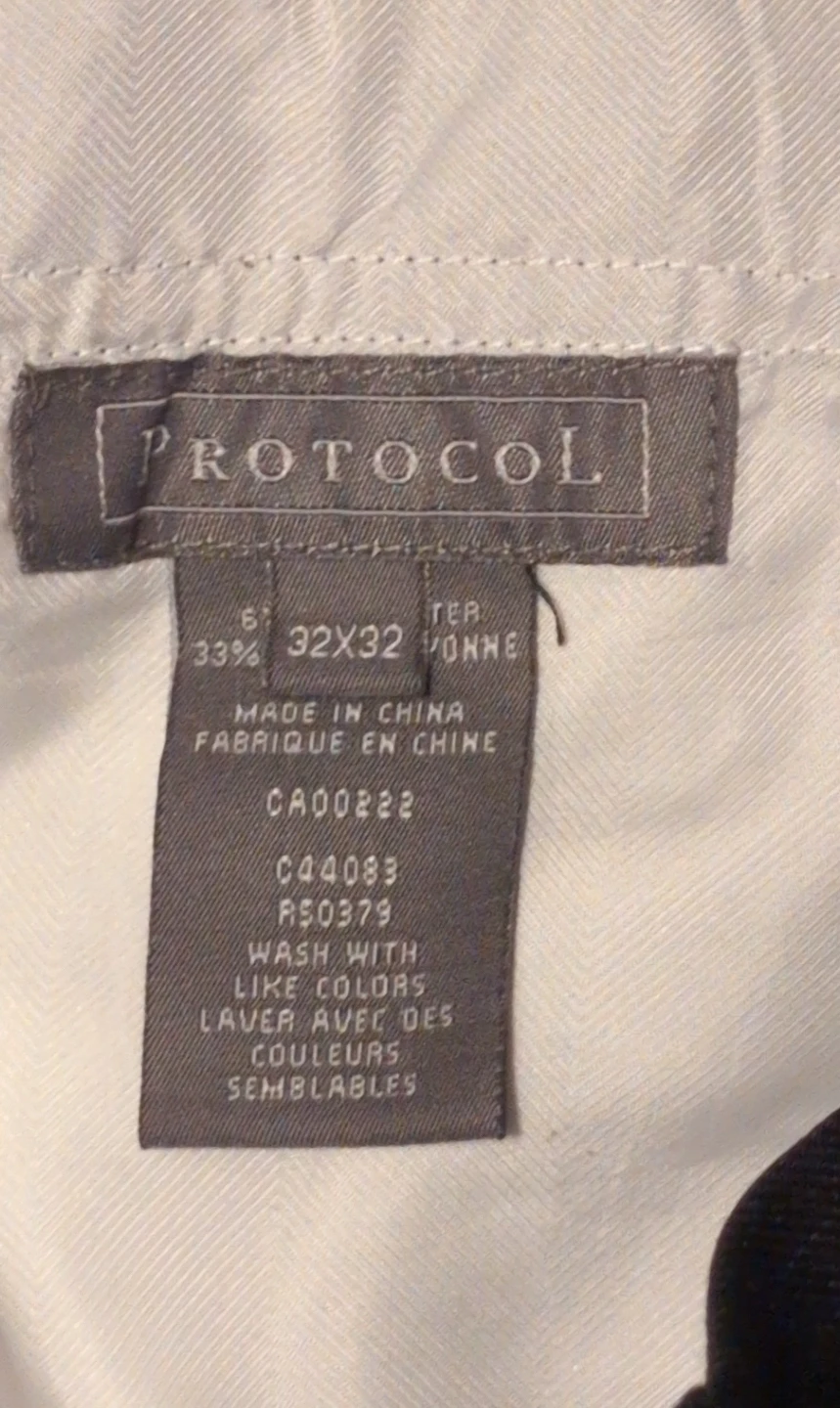 Protocol Striped Dress Pants - 32x32 - photo 2
