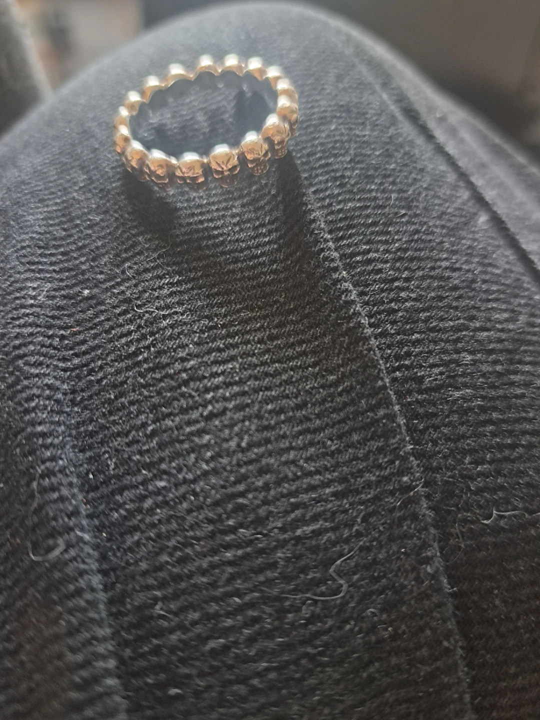 925 Ring with Skull Design