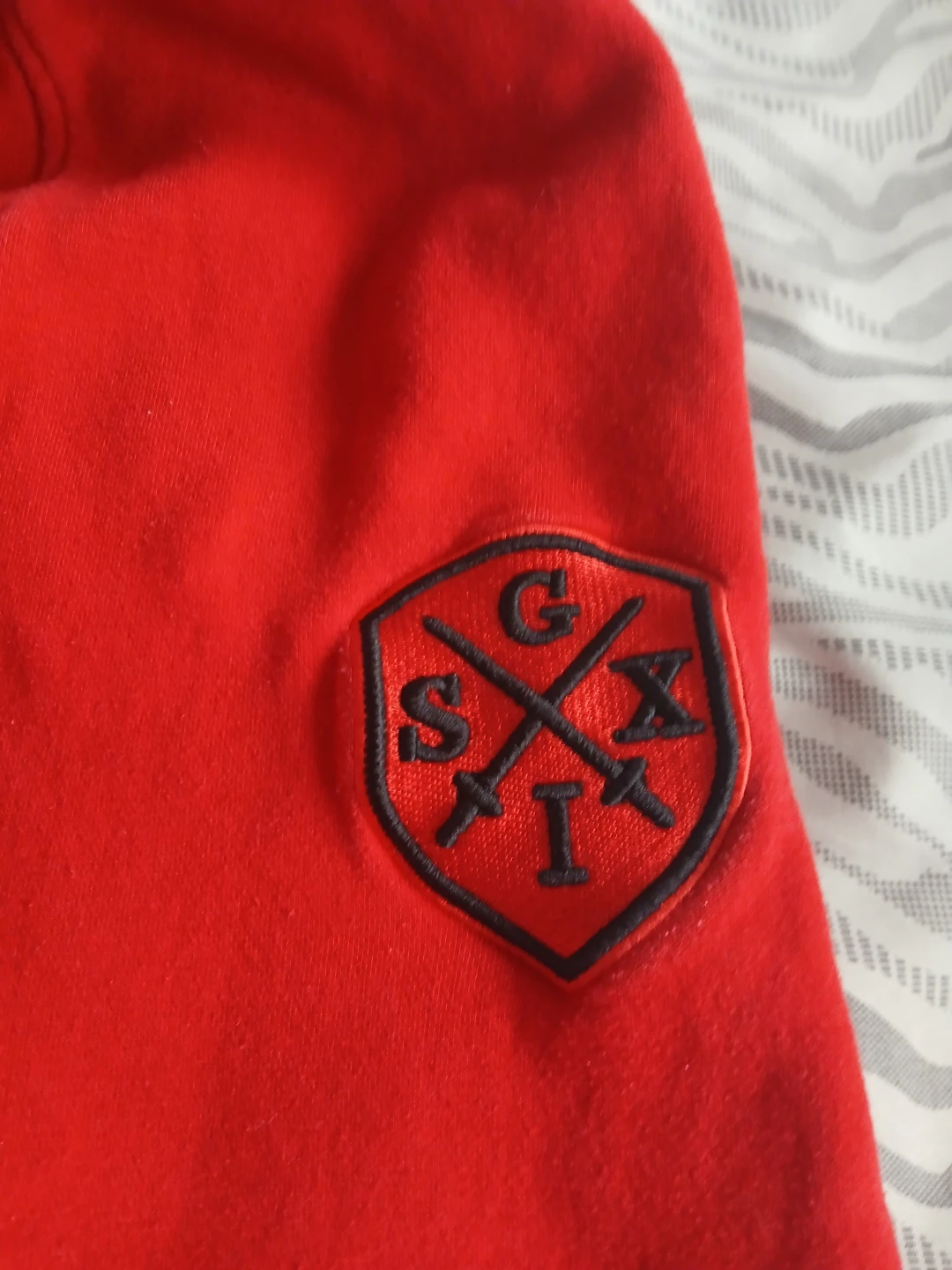 Red SGX Six Hoodie and Pants Set - photo 3