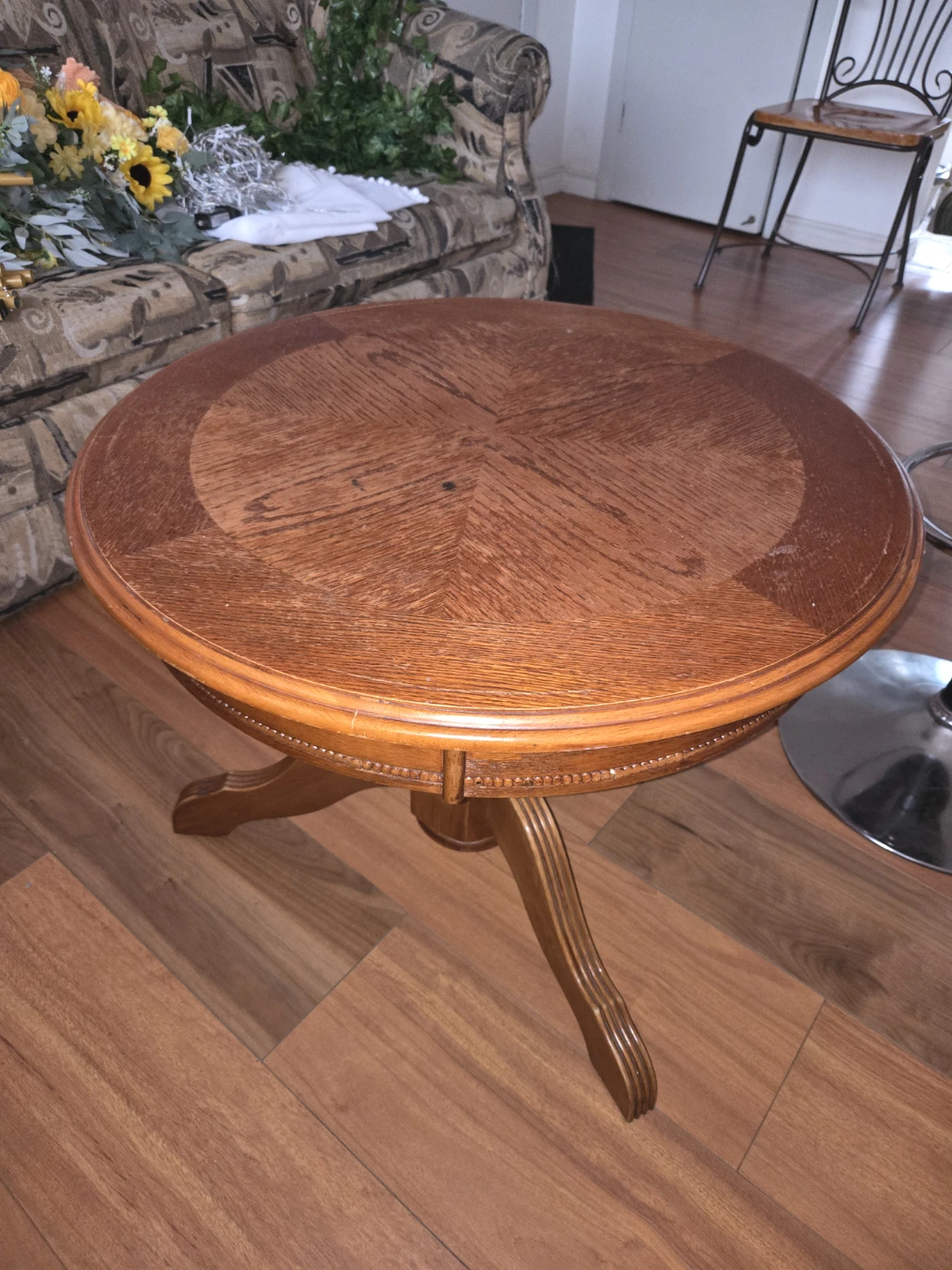 Wooden Round Coffee Table - photo 2