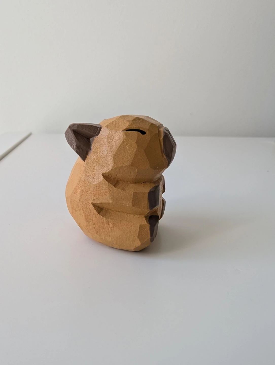 Hand-carved wooden capybara figurine - photo 2