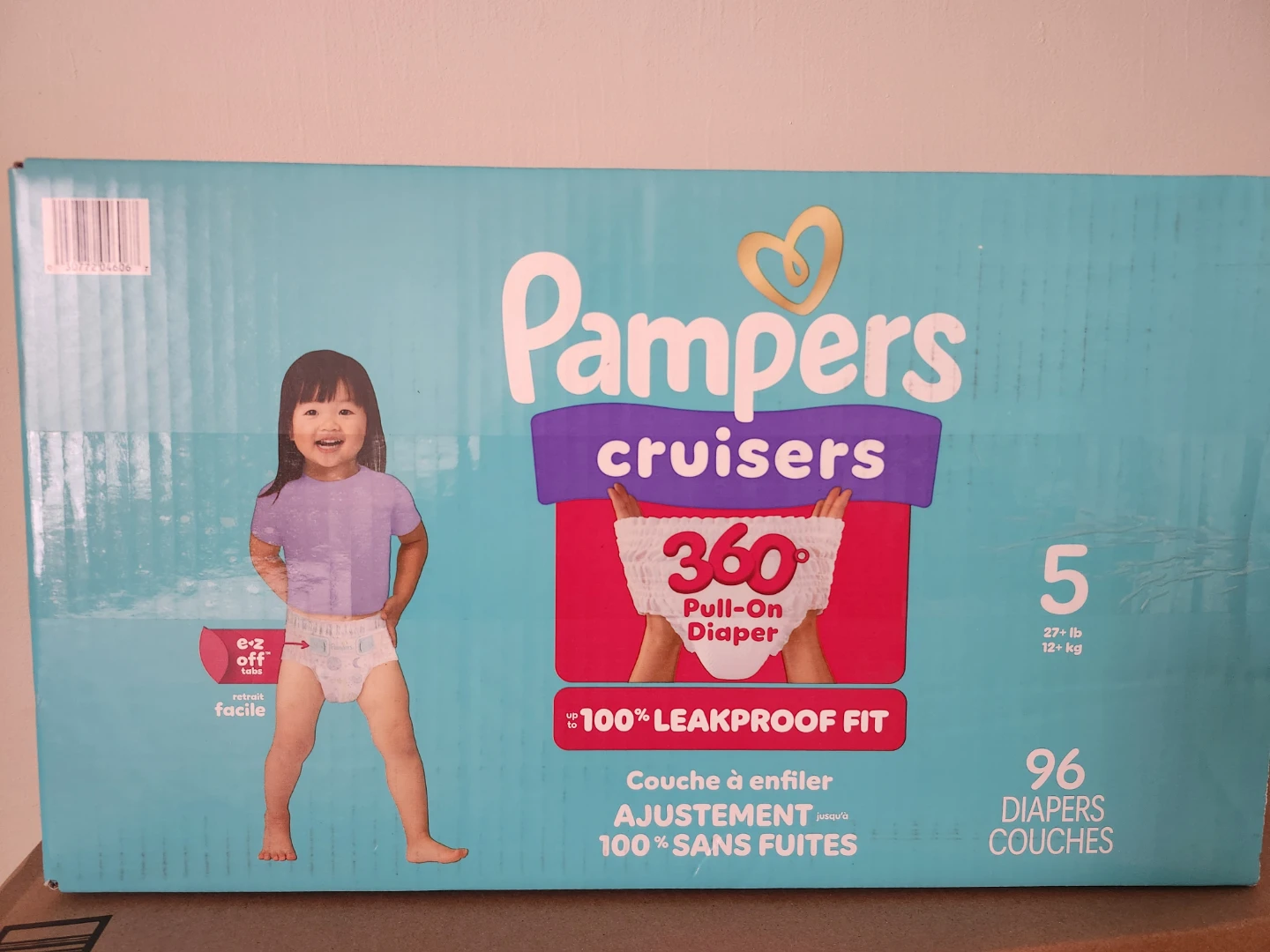 Pampers Diapers - Cruisers 360° - Size 5 (96pcs)